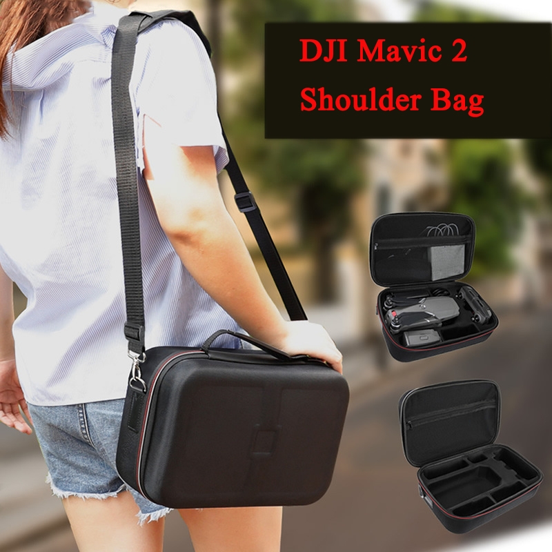 Waterproof Storage Shoulder Bag Handbag Carrying Box Case 2 Batteries for DJI Mavic 2 PRO / Zoom