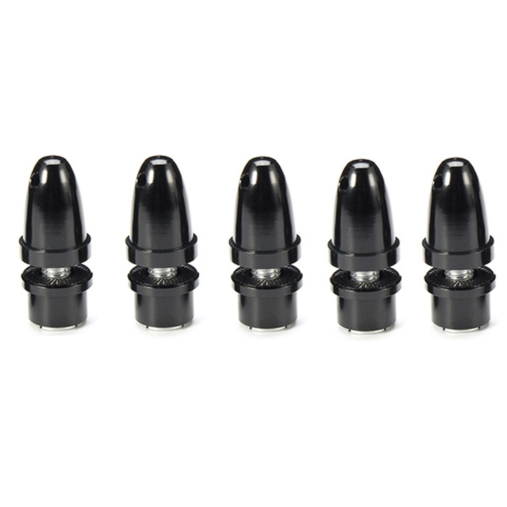 5PCS 3.17mm Aluminum Bullet Prop Adapter Propeller Spinner With 5mm Output Shaft For Brushless Motor