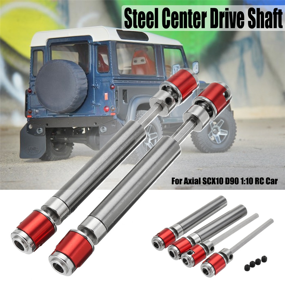 2PCS 110-138mm CVD Metal Drive Shaft Transmission for Axial SCX10 RC4WD D90 1/10 RC Car Parts