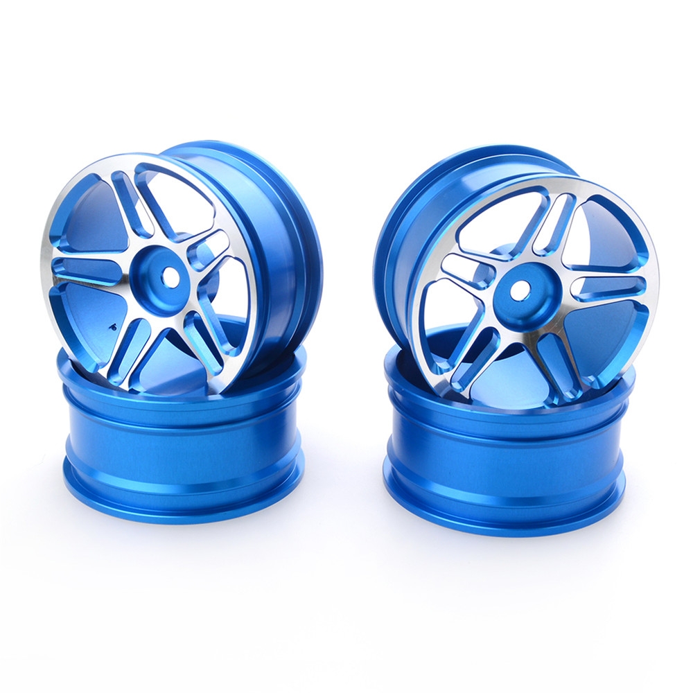 4PCS Aluminium Alloy Wheel Hubs Diameter 52mm for HSP HPI Kyosho Tamiya LRP 1/10 Drift Rc Car