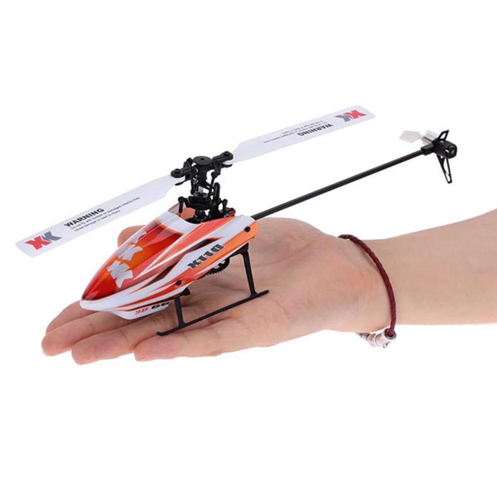 XK K110 Blast 6CH Brushless 3D6G System RC Helicopter BNF With 4 Pcs Battery