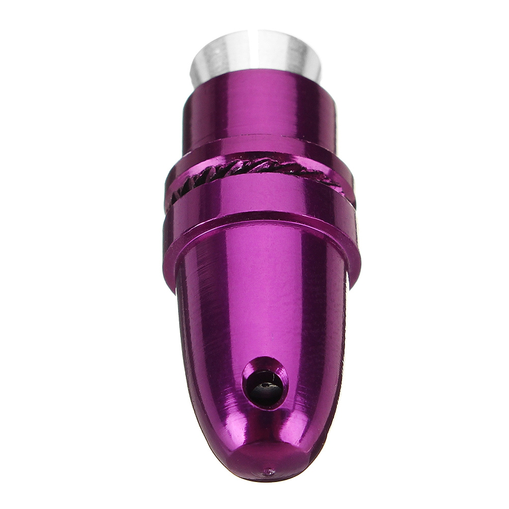 2pcs 3.17mm Brushless Motor Propeller Clip Aluminum Alloy Adapter Bullet Clamp for RC Models-Purple