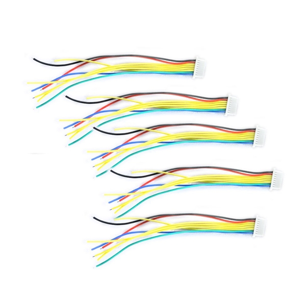 10 PCS FLYWOO 8 Pins SH1.0 8cm Silicone Wire for RC Drone FPV Racing Multi Rotor