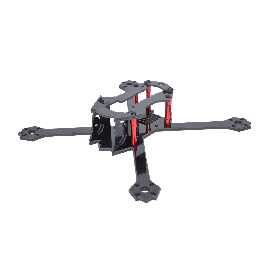 AURORA RC LEBOO215 210mm 3K Plain Matt Carbon Fiber Frame Kit Arm 4mm for RC FPV Racing Drone