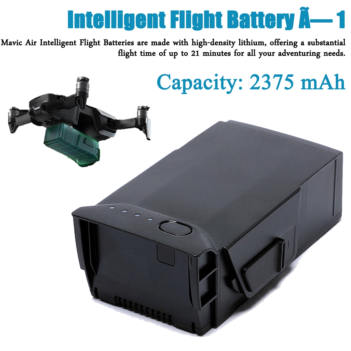 11.55V 2357mAh Intelligent Flight Rechargeable Battery for DJI Mavic Air