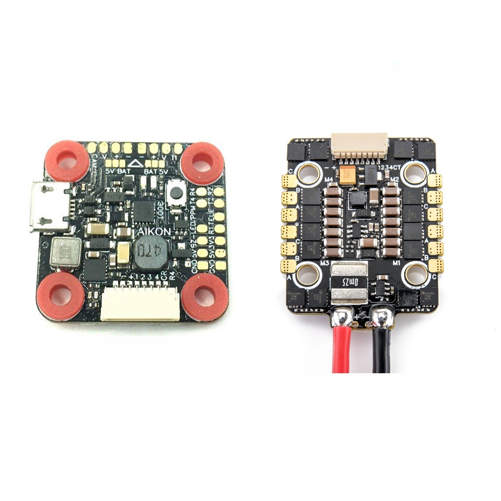 AIKON AK32 Flytower MINI STM32F405 Flight Controller & 35A Blheli_32 2-6S Brushless ESC Combo 20x20mm for RC Drone