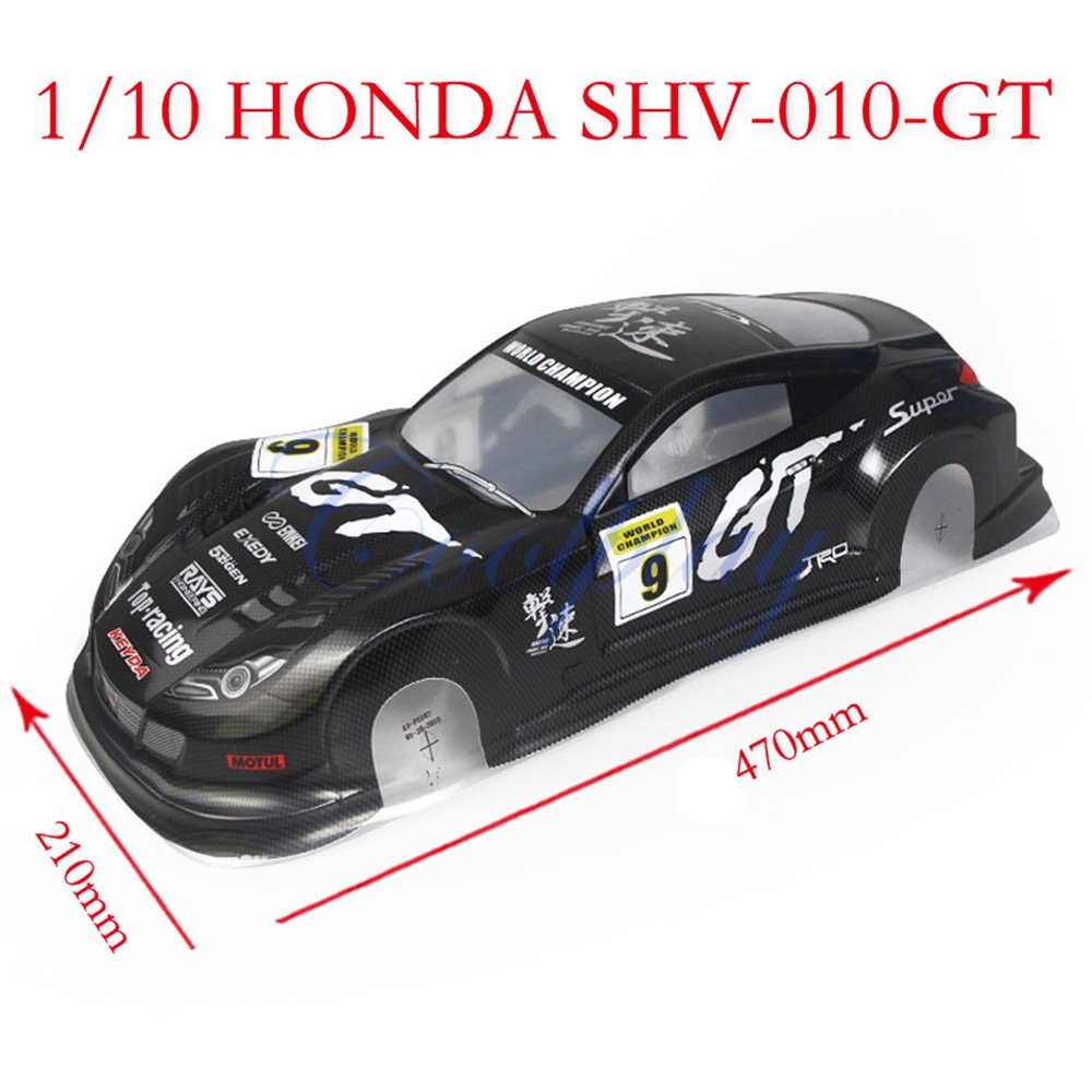 1/10 Scale RC On-Road Drift Car Body PVC Shell for Hond a GT Model Vehicle