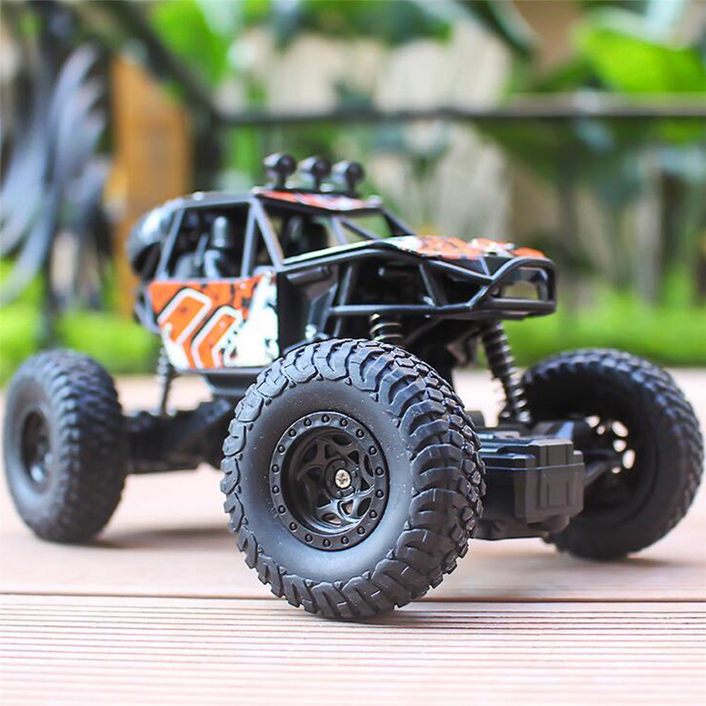 1/22 2.4G 4WD Fyrhjulsdrift Big Foot Off-Road Vehicle RC Bil Crawler Buggy Med 2 Batteri