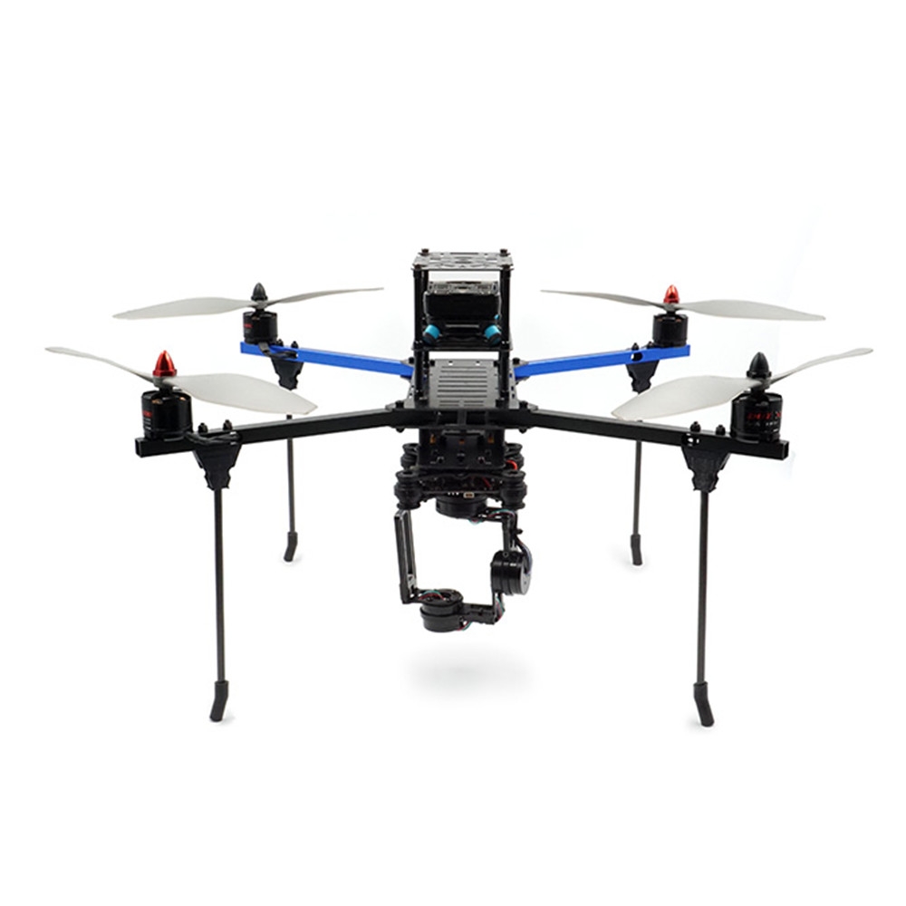 BlueX450 DIY 450 Frame Kit Glass Fiber & Aluminum Alloy w/ PDB Board & Battery Strap & Landing Gear