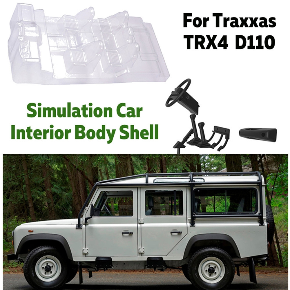Simulation Interior Car Body Shell Decoration for Traxxas TRX4 Land Rover Defender D110 Rc Parts