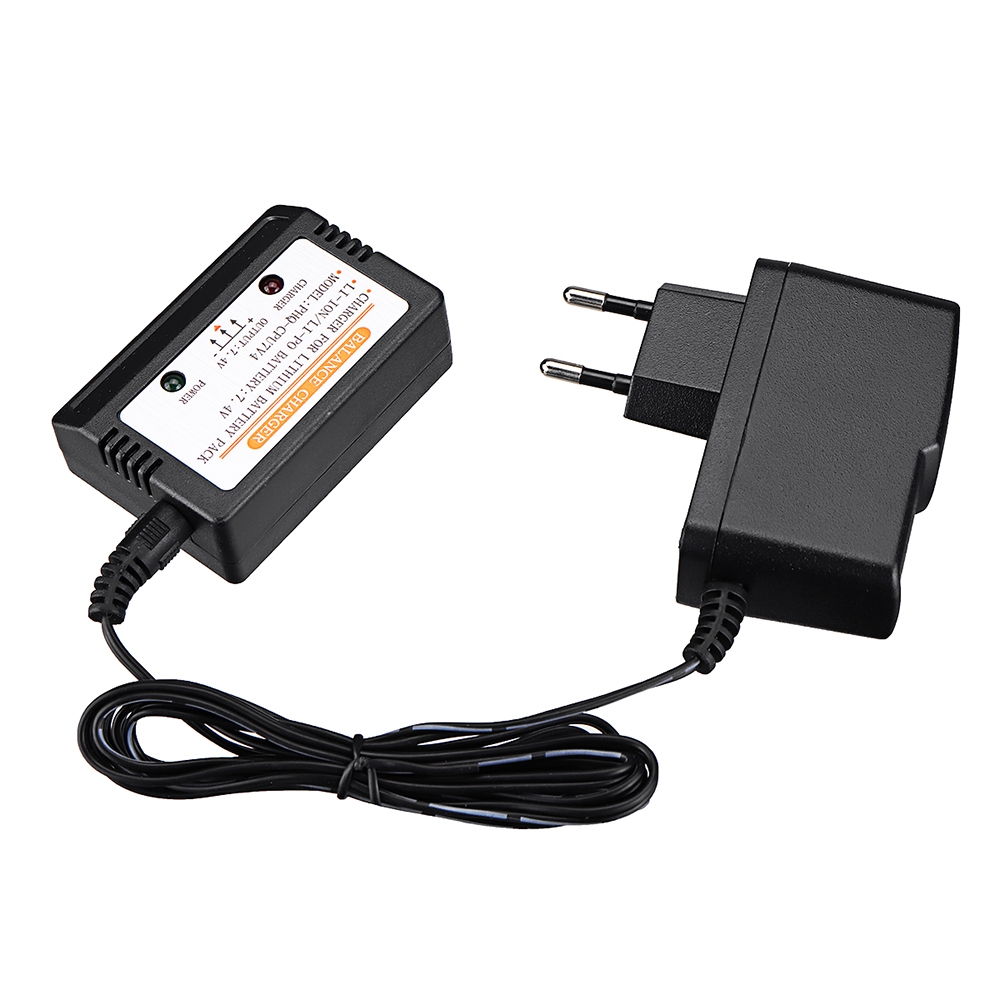 XK K130 K120 RC Helicopter Parts 7.4V Battery Balance Charger With 10V 500mA Adapter
