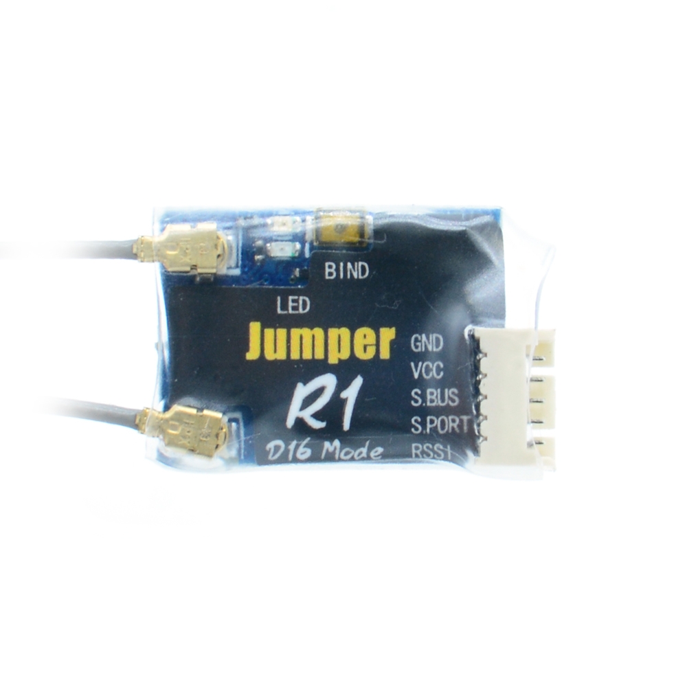 Jumper R1 Mini Receiver 16CH Sbus RX Compatible Frsky D16 Transmitter Radio Remote Control for RC Drone FPV Racing Multi Rotor