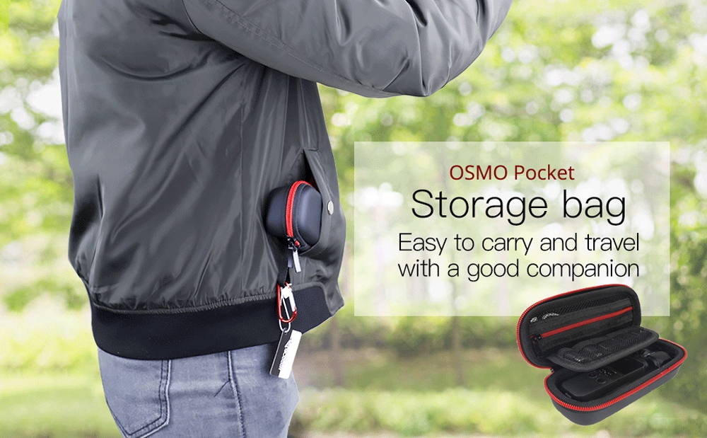 Multifunktionell förvaringsväska Mini bärväska bärbar handväska för DJI Osmo ficklampa med handhållen gimbalstabilisator