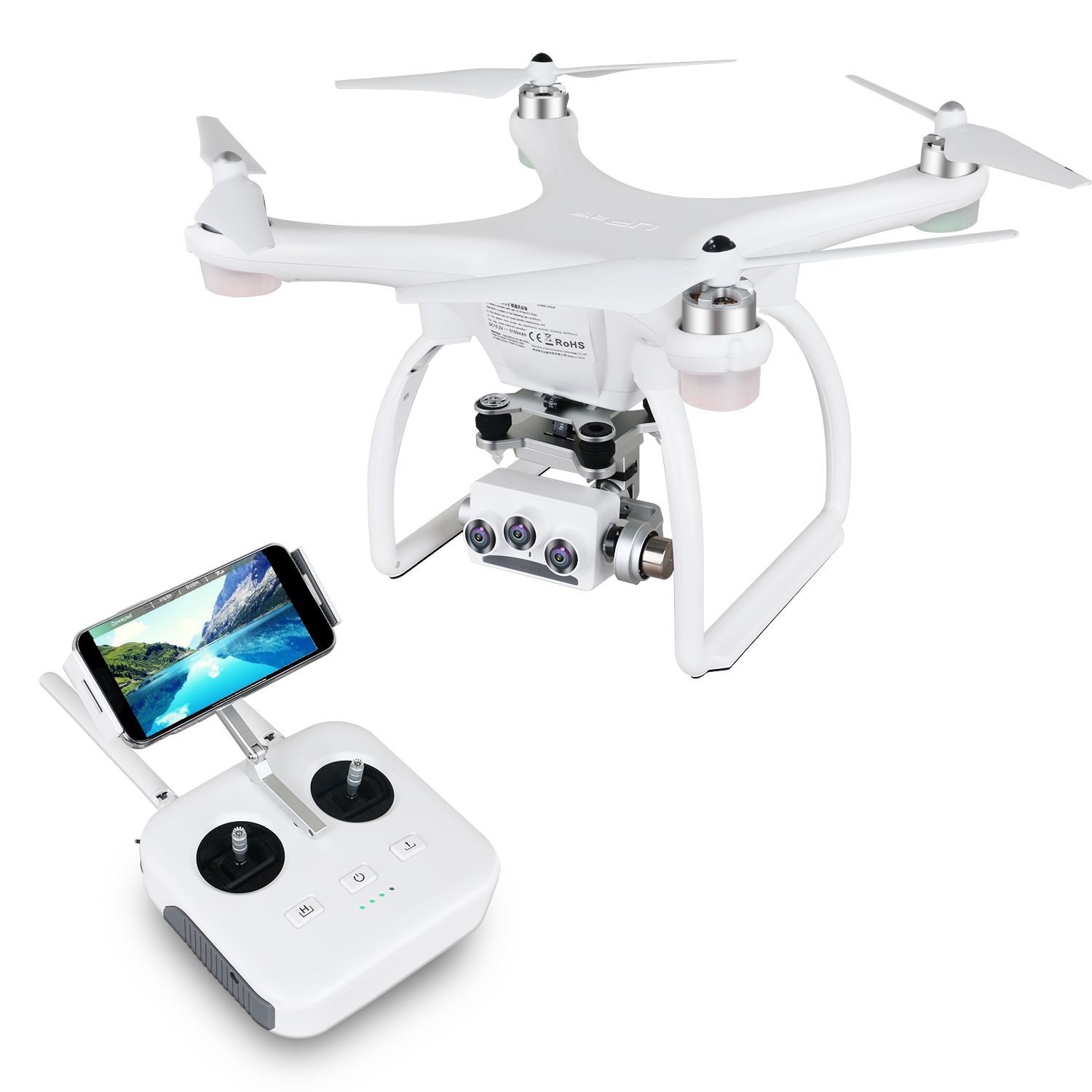 $299 for UPair 2 Ultrasonic 5.8G WiFi 1KM FPV 3D + 4K + 16MP Camera With 3 Axis Gimbal GPS RC Quadcopter Drone RTF