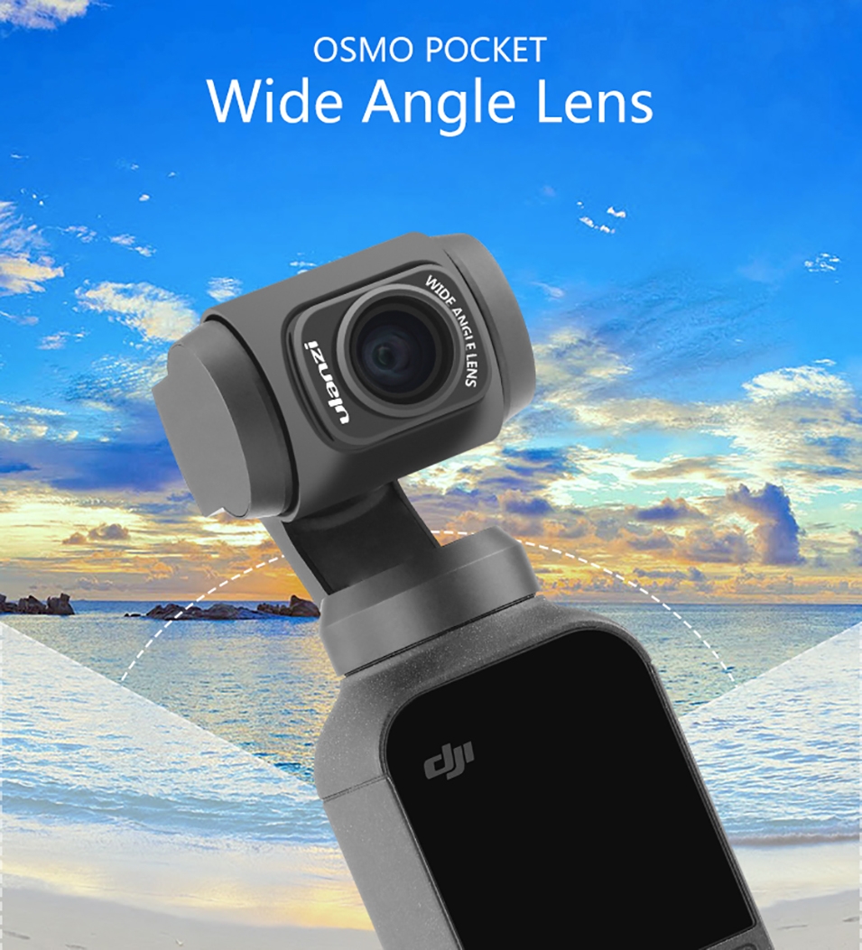 Ulanzi OP-5 0.65X Wide Angle Lens Magnetic HD Camera Lens for DJI Osmo Pocket Gimbal Accessoies