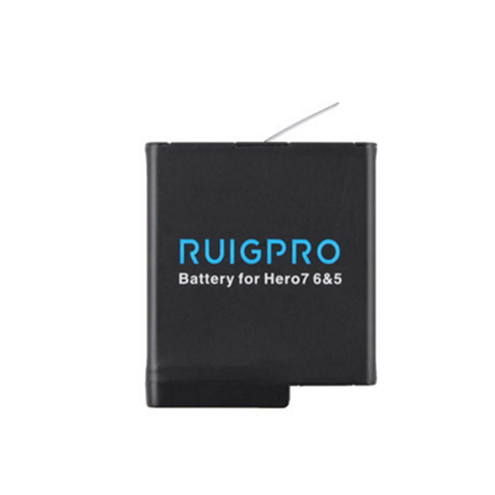 Ruigpro 1220mAh Lipo Battery for Gopro Hero 5/6/7 Sport Camera Accessories