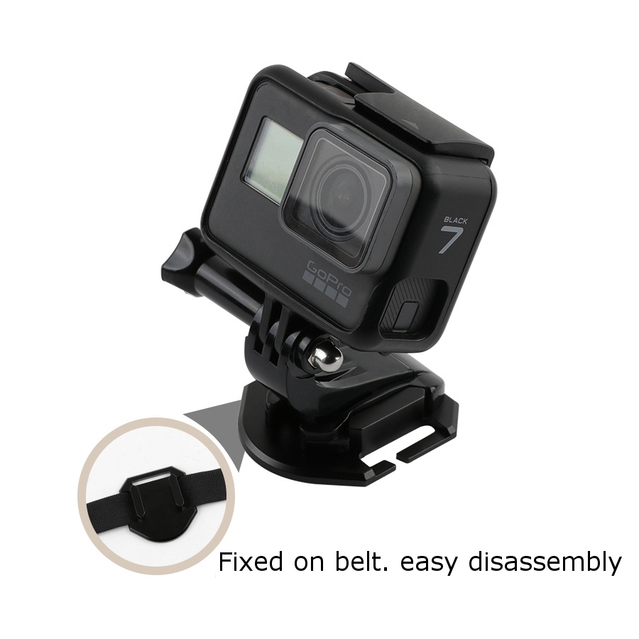 MOLLE Tactical Vest Base Camera Mount Hanging Belt Buckle Hook Accessories for GoPro 7 6 5 SJ600 Xiaoyi
