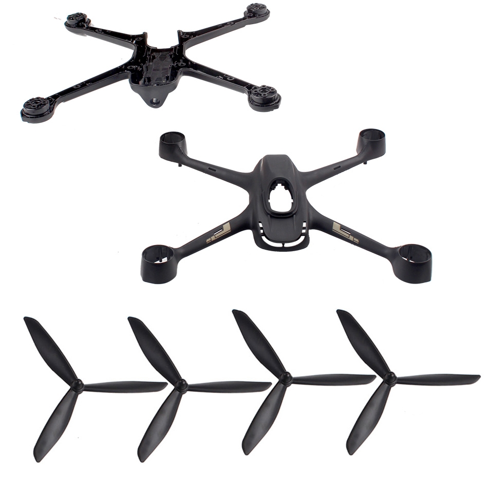 Body Cover Shell with 3-blade Propeller Props for Hubsan H501S RC Drone Quadcopter