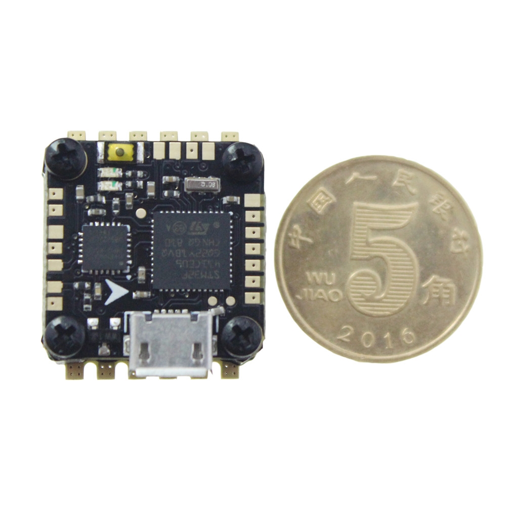 HAKRC 16x16mm Flytower F4 2S Flight Controller AIO OSD BEC & 2S10A BL_S 4in1 ESC for RC Drone