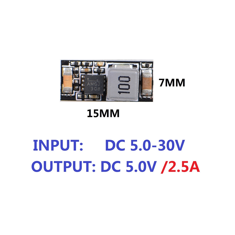 JHEMCU MINI DC-DC BEC 2-6S 5V/ 2.5A Step Down Module for RC Drone FPV Racing