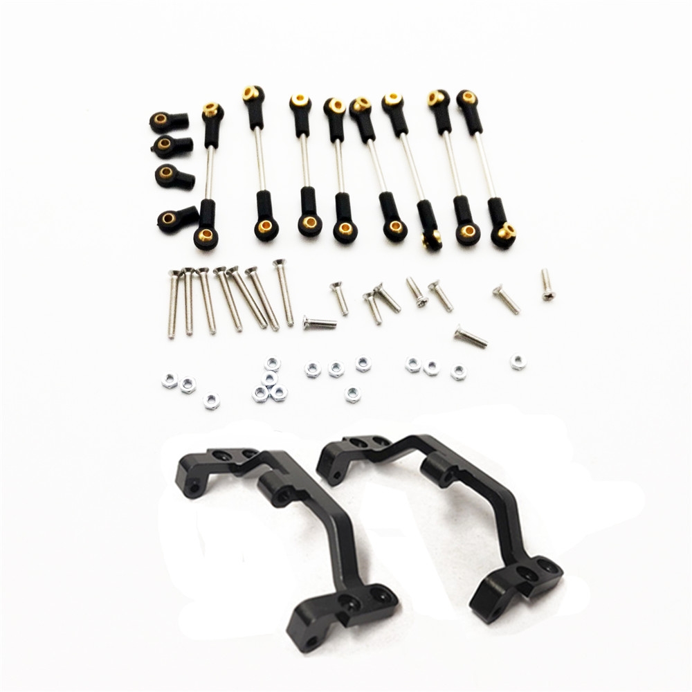 1 Set MN-90 1/12 Upgraded Rc Car Spare Parts Metal Linking Holder + Connecting Rod