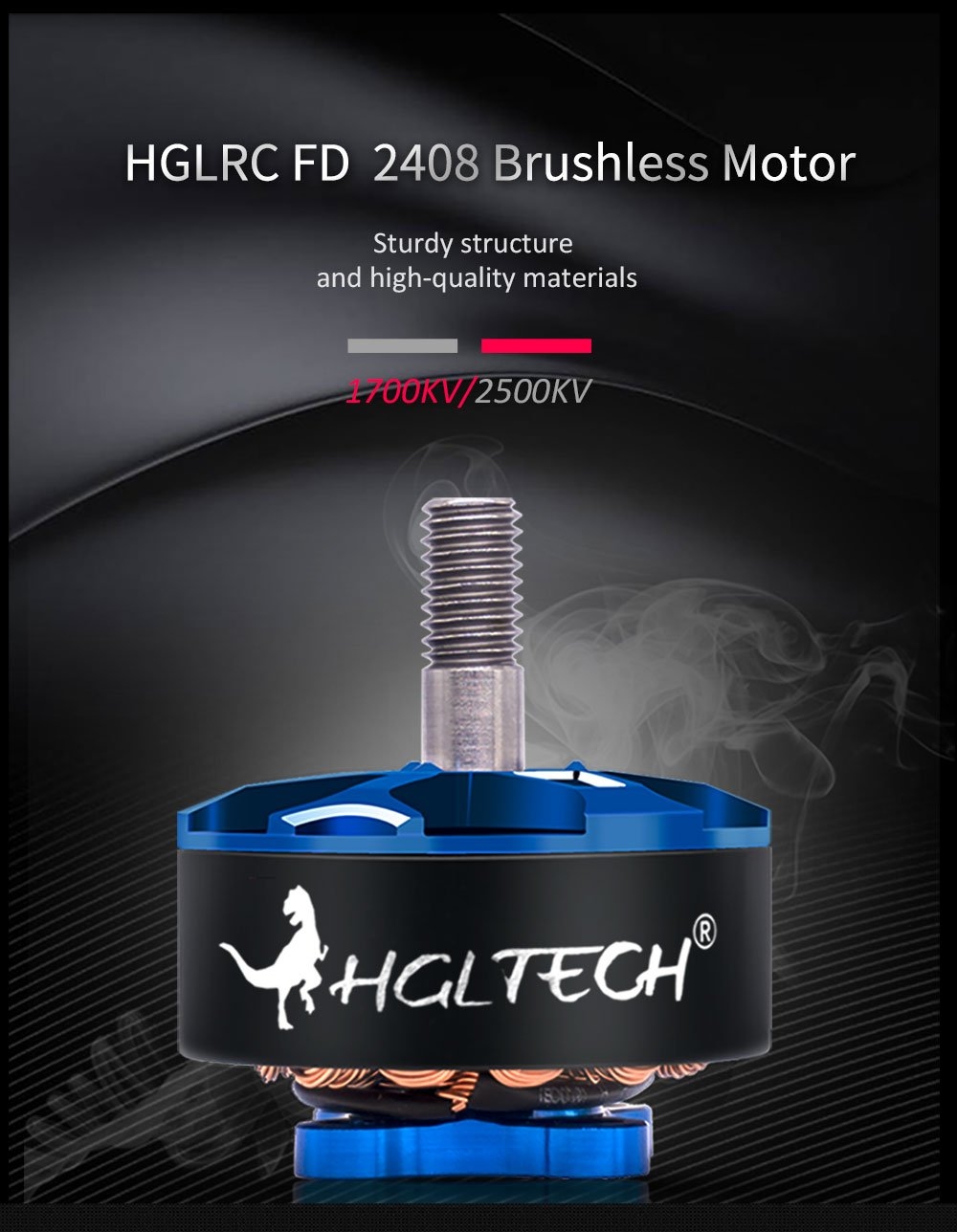 HGLRC Forward 2408 1700KV 6S/ 2500KV 4S Brushless Motor for RC Drone FPV Racing
