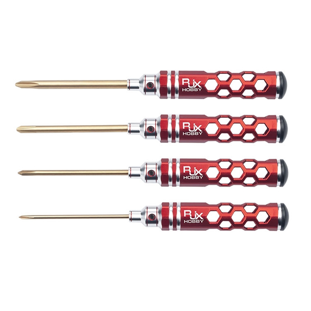 4PCS RJX Phillips Cross Screwdriver 3.0mm 4.0mm 5.0mm 5.8mm For RC FPV Car Boat Airplane Models