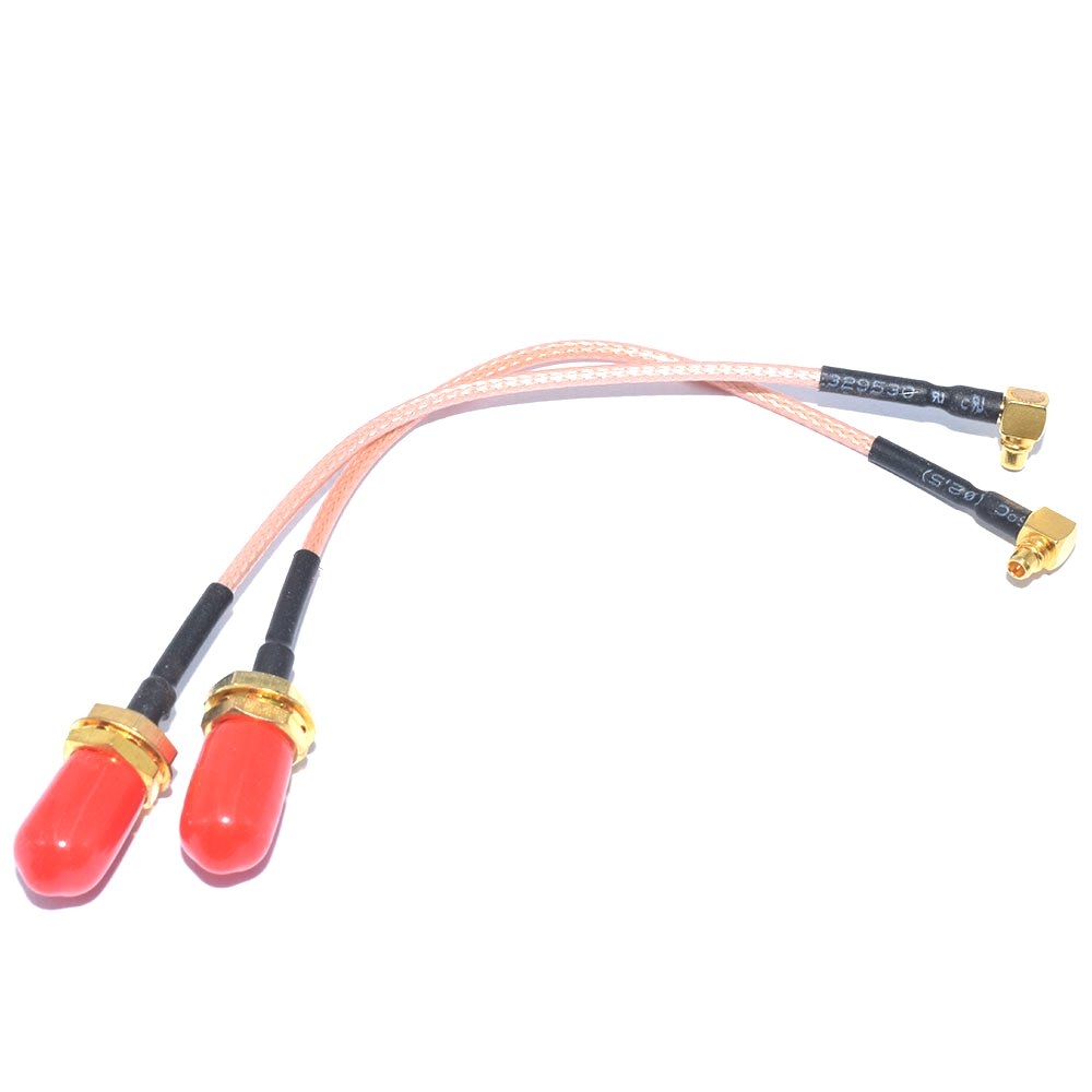 2PCS MMCX to SMA Male Adapter Cable Conversion Wire 10cm For FPV Transmitter VTX / Receiver VRX Antenna