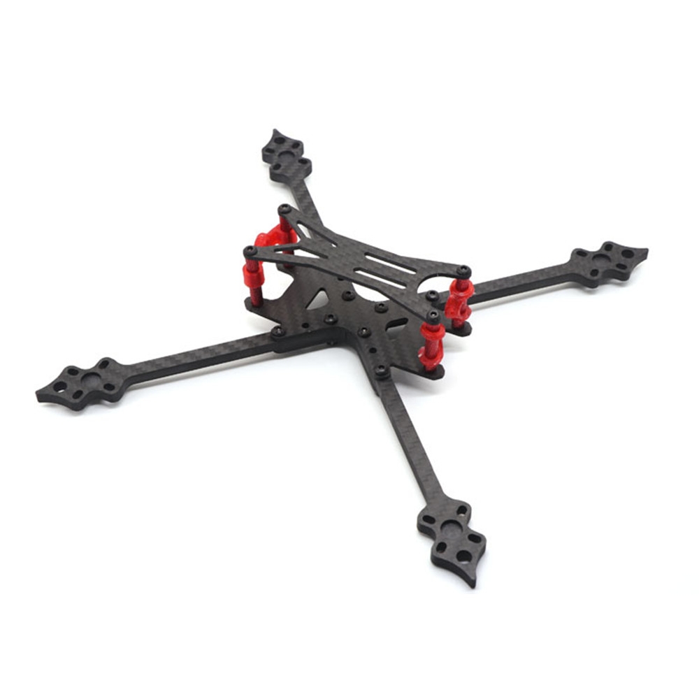 HSKRC LHX218 218mm Wheelbase 5mm Arm Carbon Fiber Frame Kit for RC Drone FPV Racing