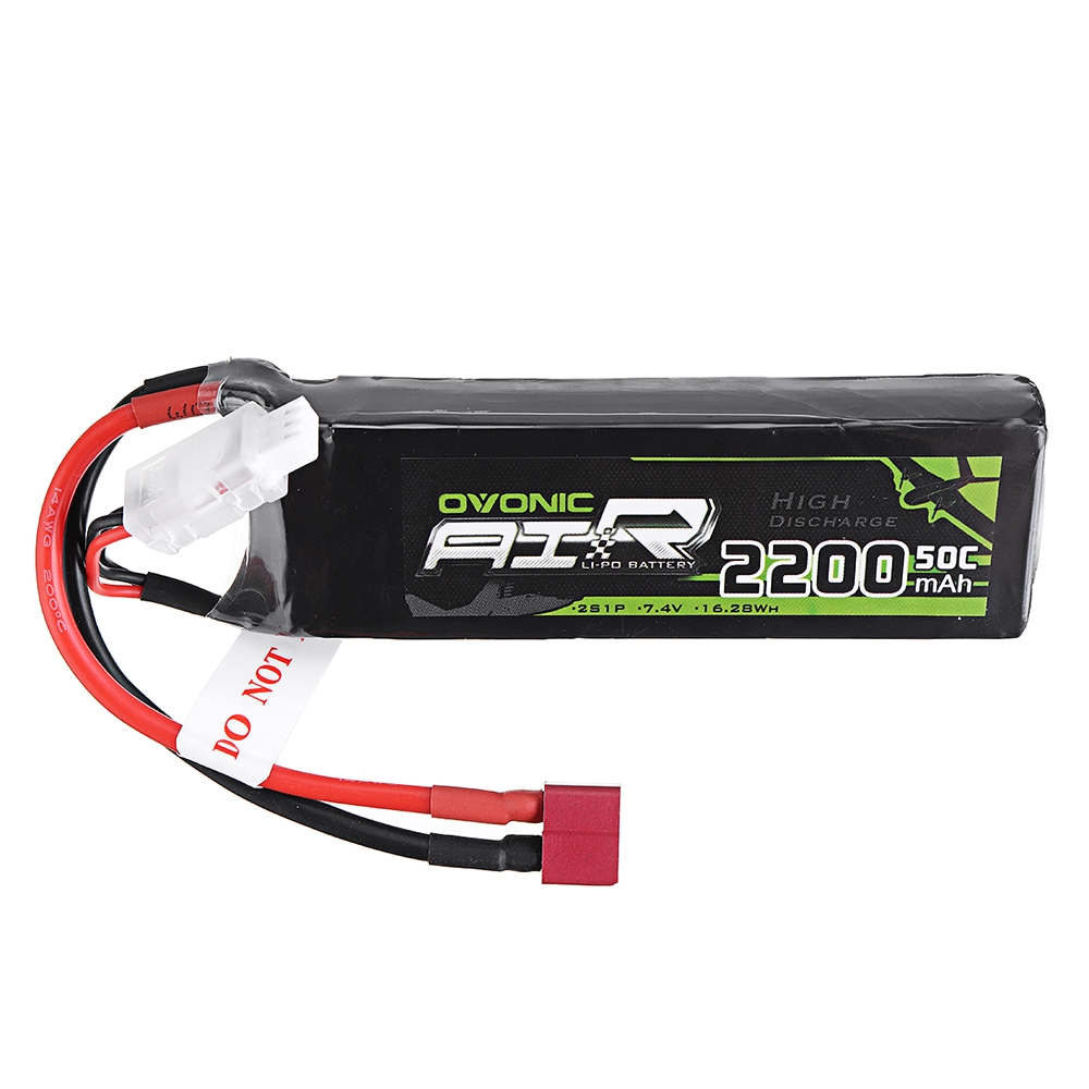 Ovonic 11.1V 2200mAh 50C 3S Lipo Battery XT60 Plug for RC Car