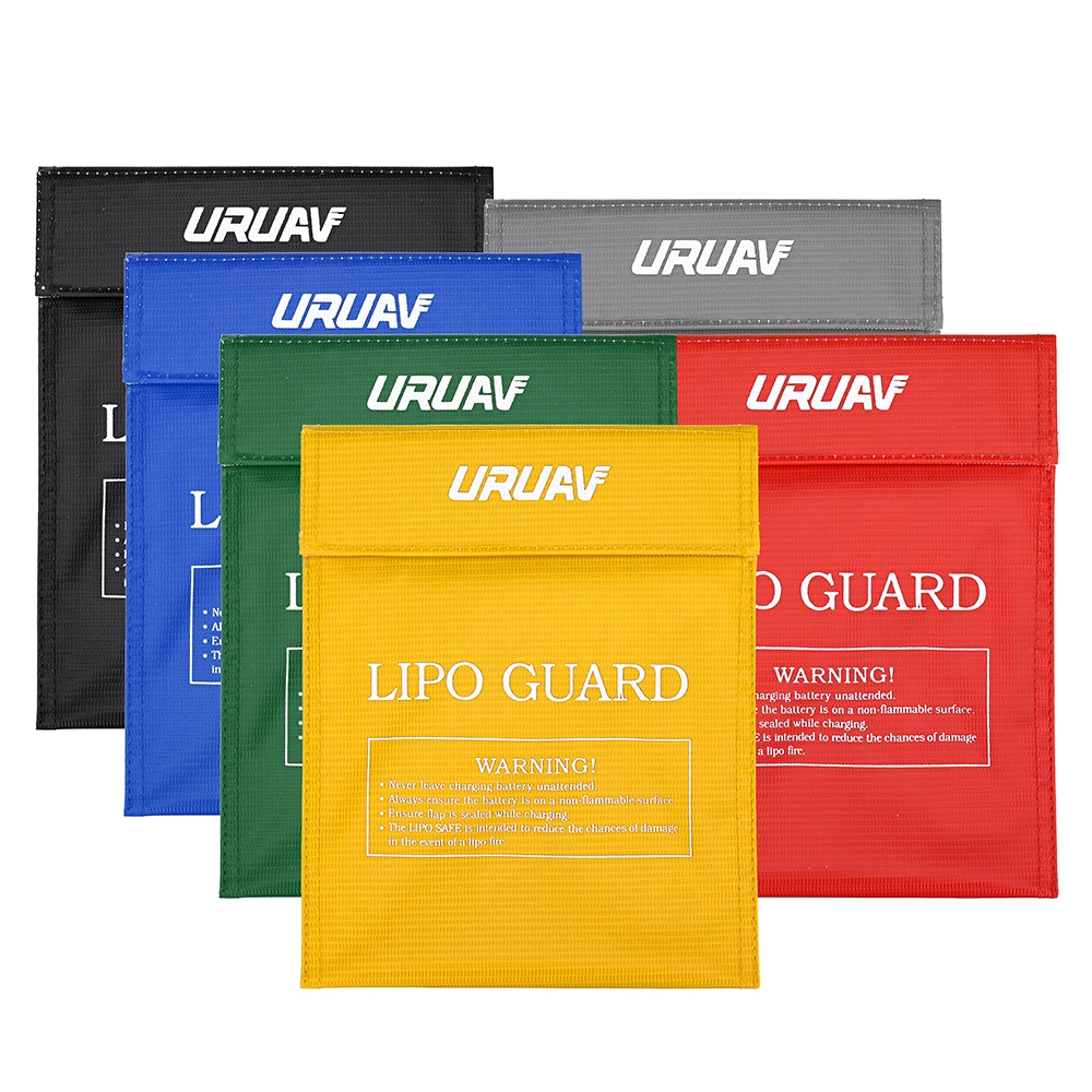 URUAV Waterproof Explosion Proof Colorful Lipo Battery Safety Bag 30X23mm