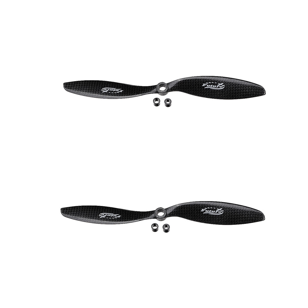 2pcs Future 11*4.5 1145 Carbon Fiber Propeller CW for Fixed Wing RC Airplane