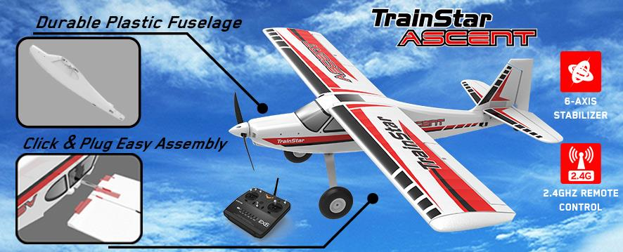 Volantex TrainStar Ascent 747-8 1400mm Wingspan EPO Trainer Aircraft RC Airplane KIT/PNP