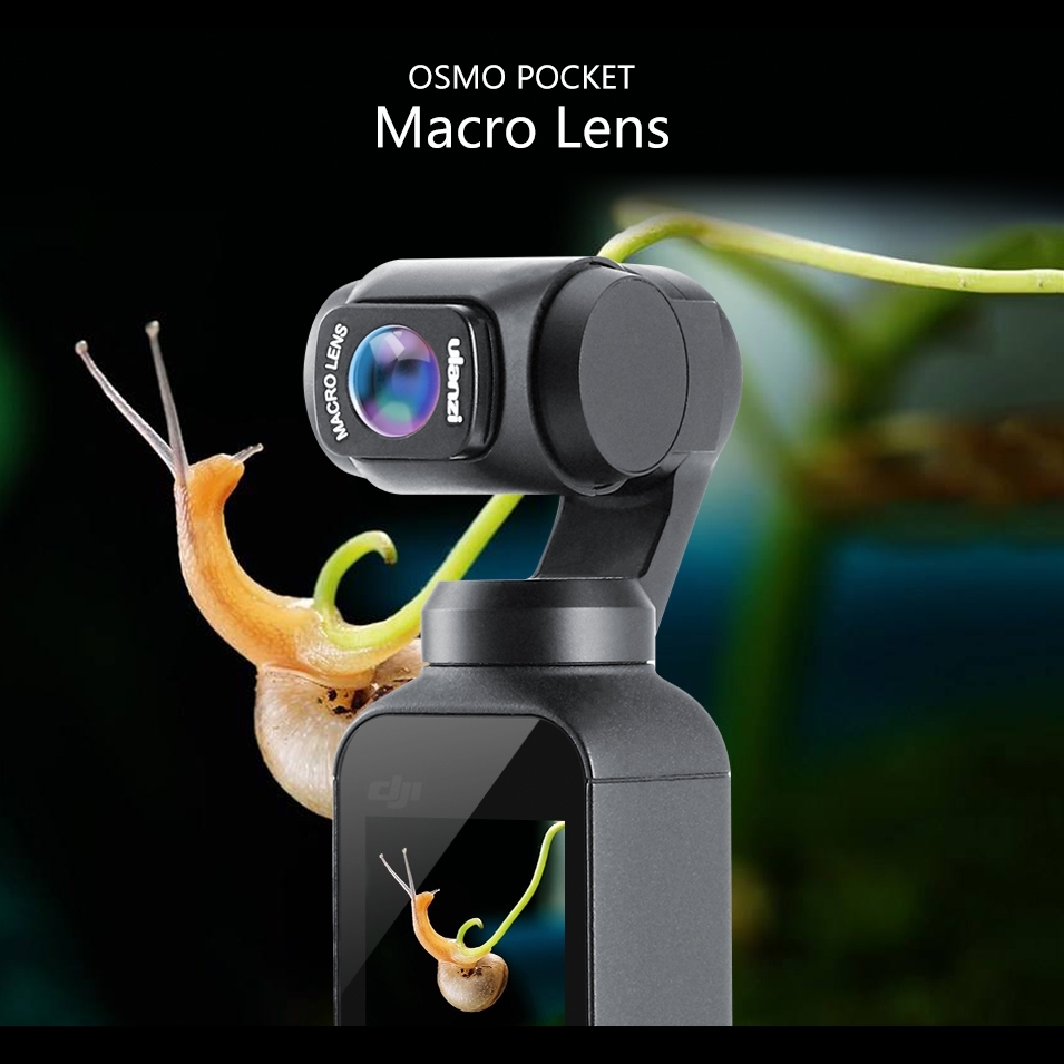 Ulanzi Magnetic 10X OP-6 Macro Lens Camera Lens for DJI Osmo Pocket Camera Gimbal Professional Accessories - Photo: 1