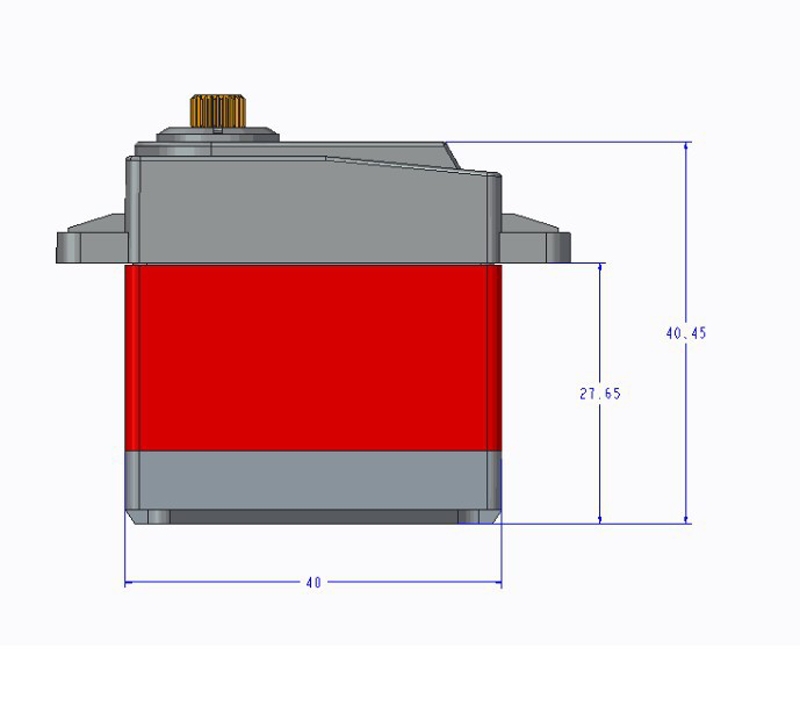 TD-999MG 20KG Metal Gear Large Torque Digital Servo For RC Airplane