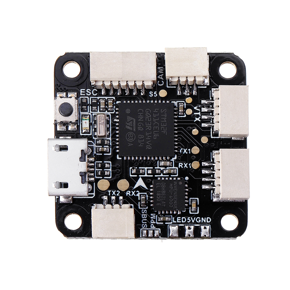 Eachine Wizard X140HV 140mm FPV Racing Drone Frame Reservedel Betaflight F4 Flight Controller OSD m / 5V / 1A BEC 20x20mm