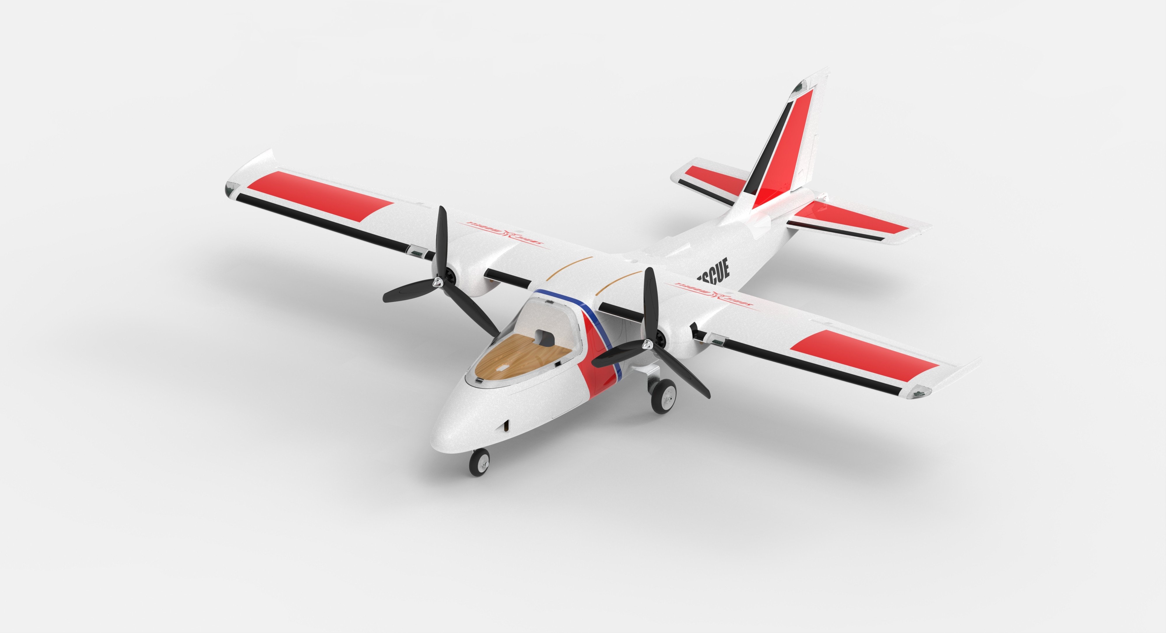 Sonicmodell Binary 1200mm Wingspan EPO Twin Motor Multirole Aerial Survey FPV Platform Mapping RC Airplane KIT