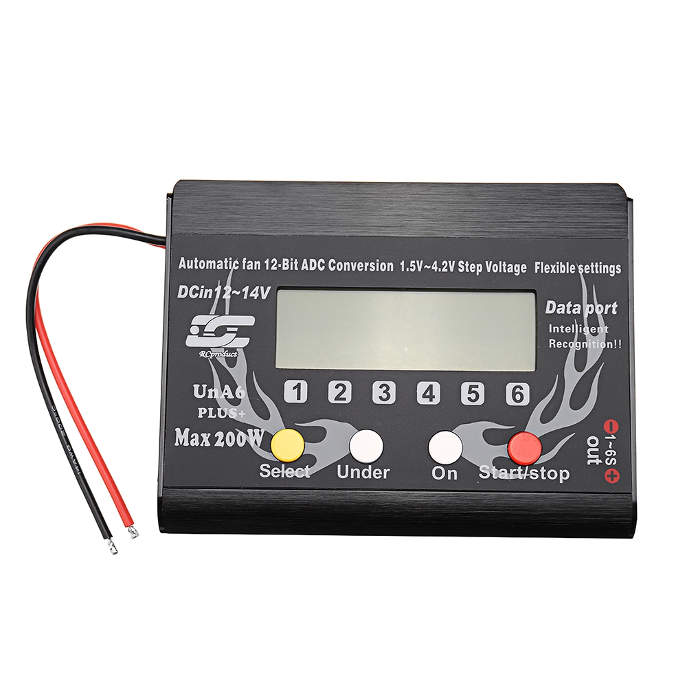UN-A6 PLUS+ 300W 12A DC Balance Charger Discharger With Parallel Charging Board for 2-6S Lipo Battery