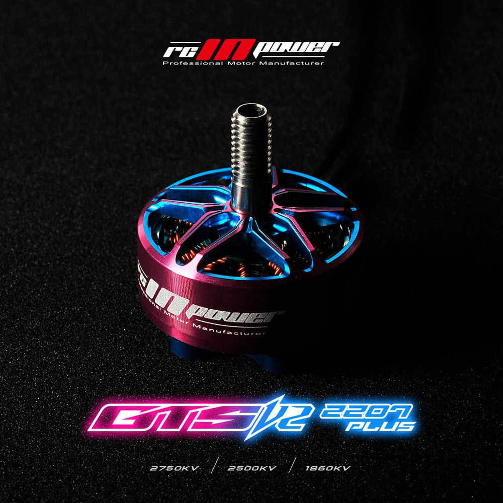 RCINPOWER GTS-V2 2207Plus 2207 2500KV 4-5S Brushless Motor for RC Drone FPV Racing