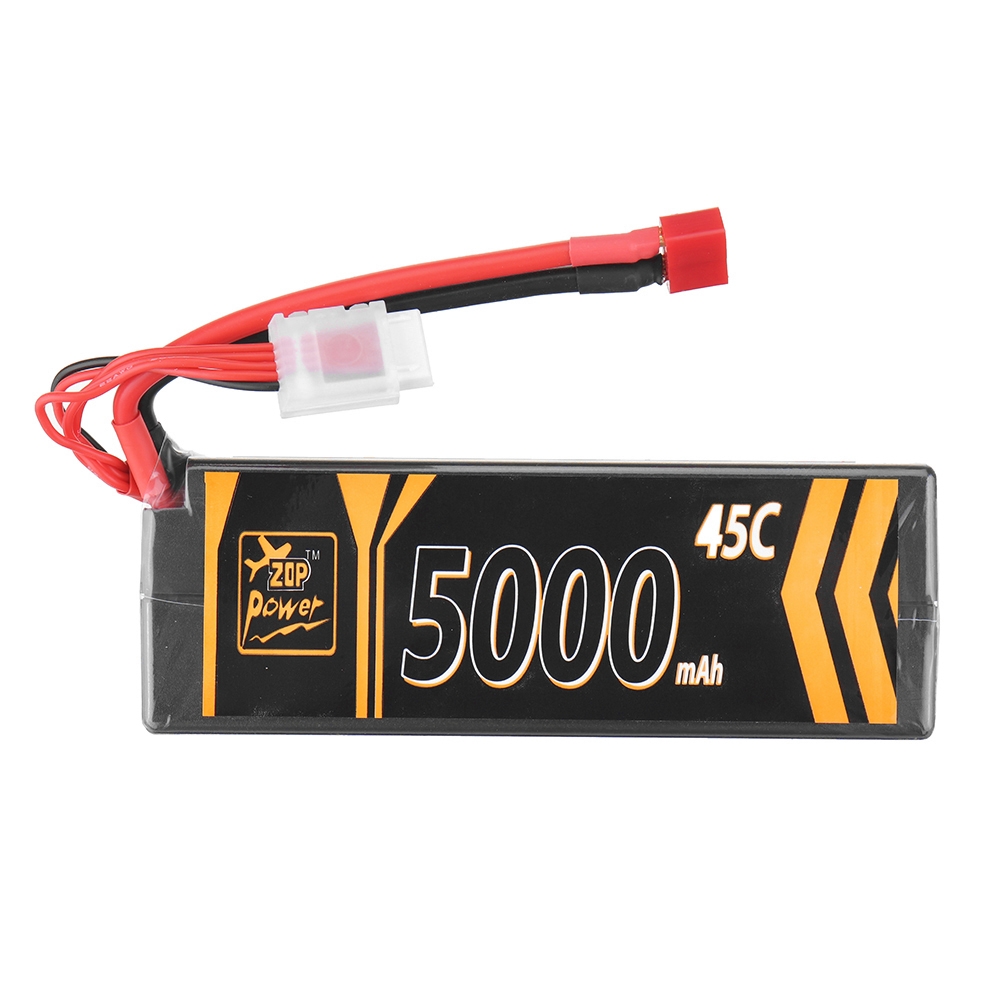 ZOP Power 14.8V 5000mAh 45C 4S Lipo Battery T Plug for RC Car
