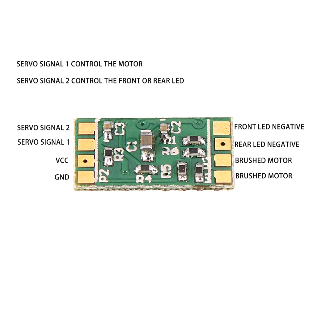 Das87 1S3A Micro Speed Controller With Light Control RC Car Parts