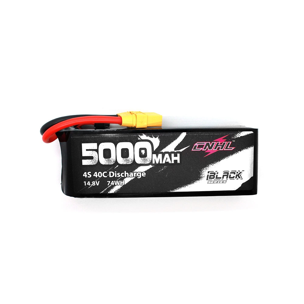 CNHL BLACK SERIES 5000mAh 14.8V 4S 40C Lipo Battery XT90 Plug for RC Drone FPV Racing