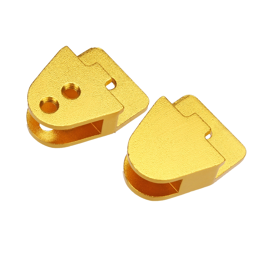 URUAV WPL 2Pcs Metal Earring For WPL B14 B24 B24 1/16 RC Car Parts Gold