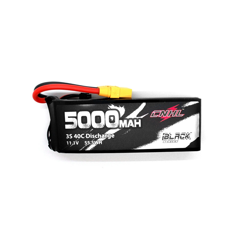 CNHL BLACK SERIES 5000mAh 11.1V 3S 40C Lipo Battery XT90 Plug for RC Drone FPV Racing