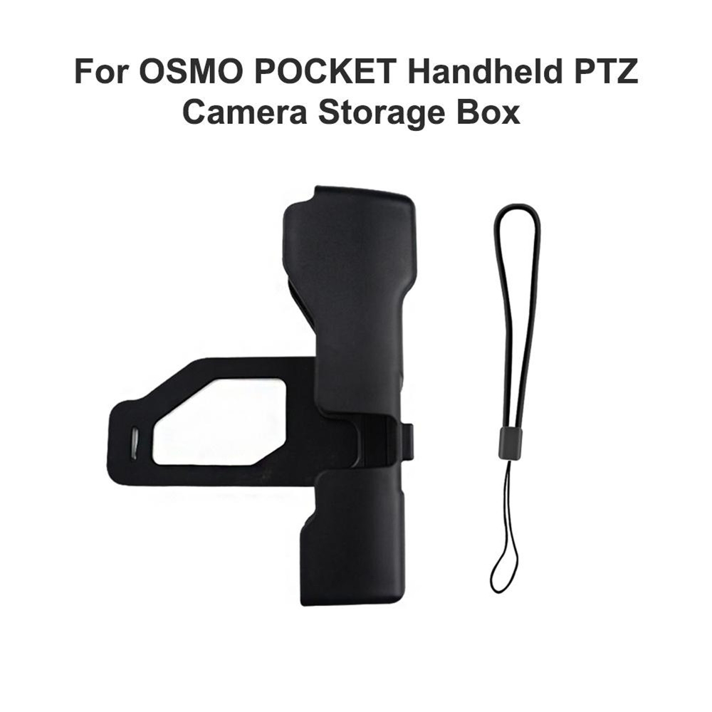 Carrying Case Storage Box Silicone Accessories Black With Hand Strap for OSMO Pocket Handheld Camera PTZ