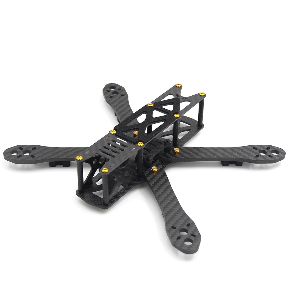 LEACO RC Alien RR5 GOLD 225mm Wheelbase 4mm Arm Carbon Fiber 5 Inch Frame Kit for RC Drone FPV Racing