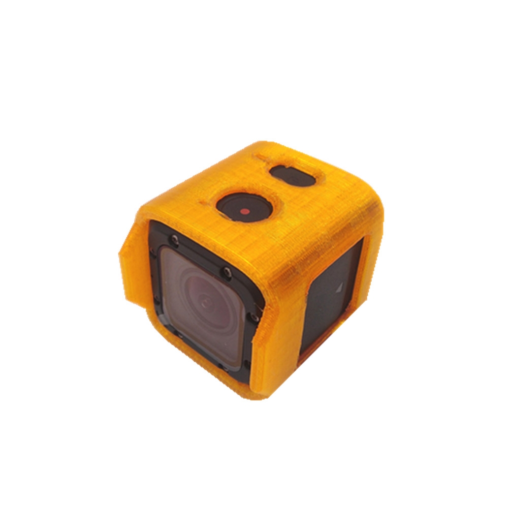 URUAV TPU Camera Protective Case Mount Orange for Foxeer Box 2 FPV Camera - Photo: 1