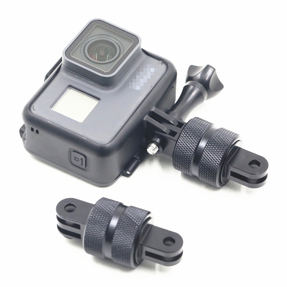 Aluminum 360 Degrees Adjustable Adapter Mount For Gopro Hero7 6 5 4 3 SJ4000 Xiaomiyi 4K Camera