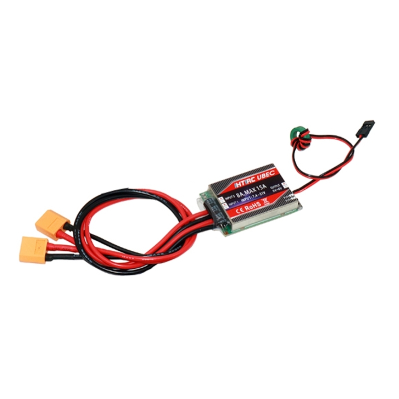 Htirc SBEC UBEC 8A DISO Brushless ESC Dual Input Single Output 2S 3S 4S 5S for RC Racing Drone Airplane Aircraft
