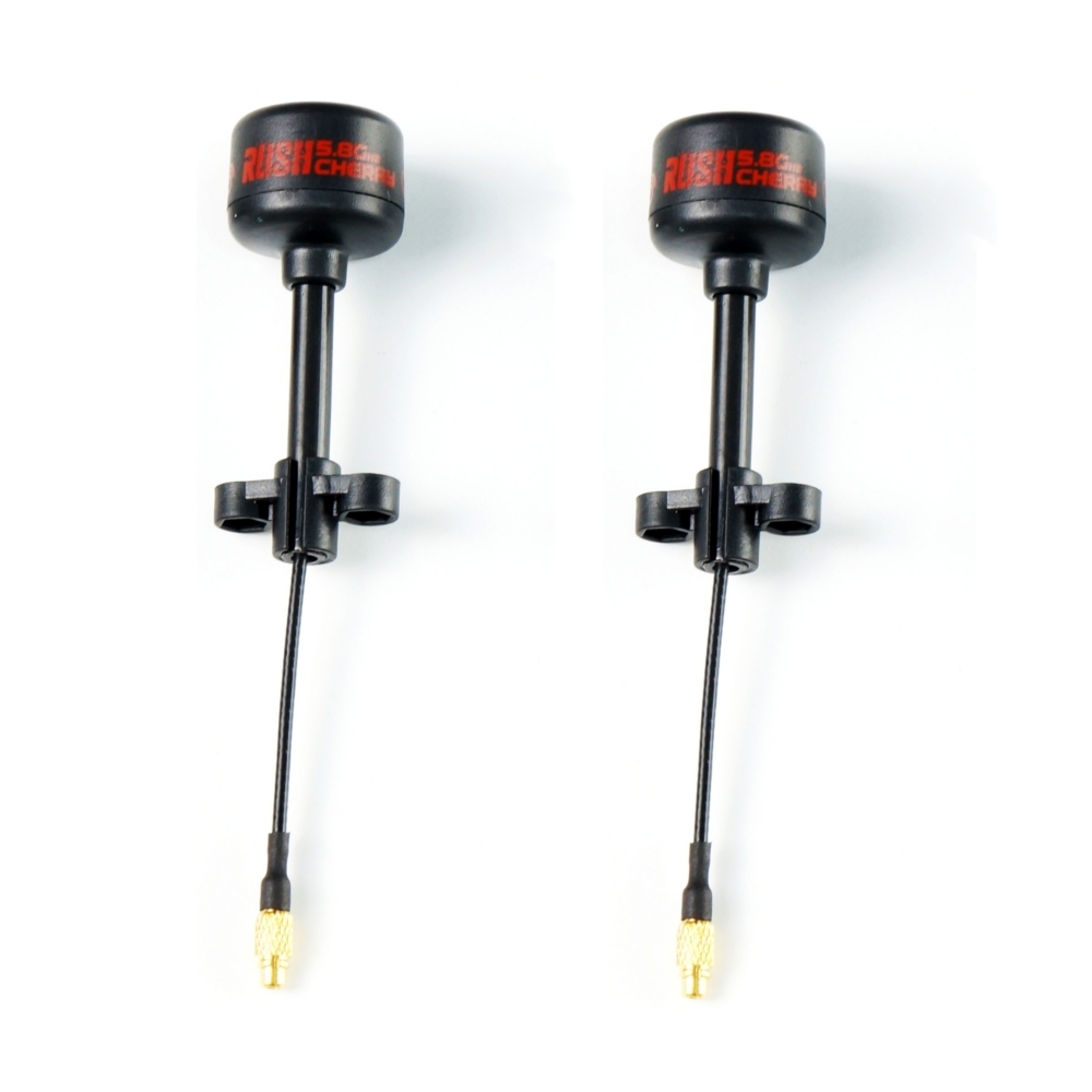 A Pair Rush Cherry RHCP MMCX 1.2dBi 5.8Ghz FPV Racing Antenna for RC Drone